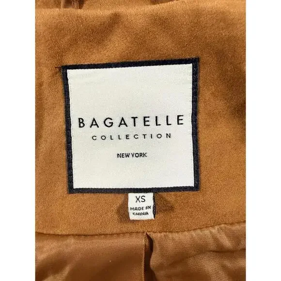 NWT Bagatelle Collection Crochet Trim Jacket Caramel Size XS - Picture 3 of 12